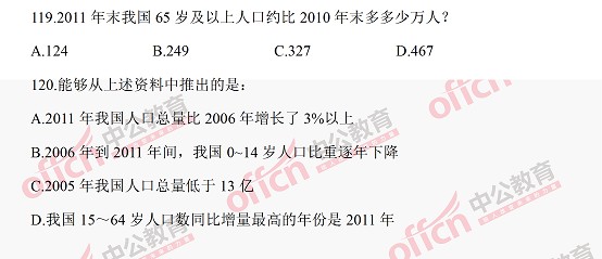 河南公務員考試行測 